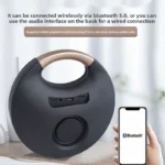 Bluetooth small stereo fabric portable outdoor portable wireless speaker