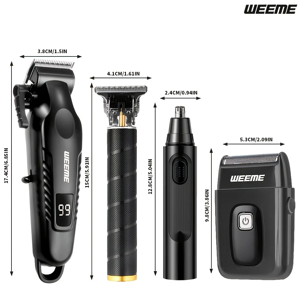 WEEME 4 in 1 Men Grooming Kit - Image 6