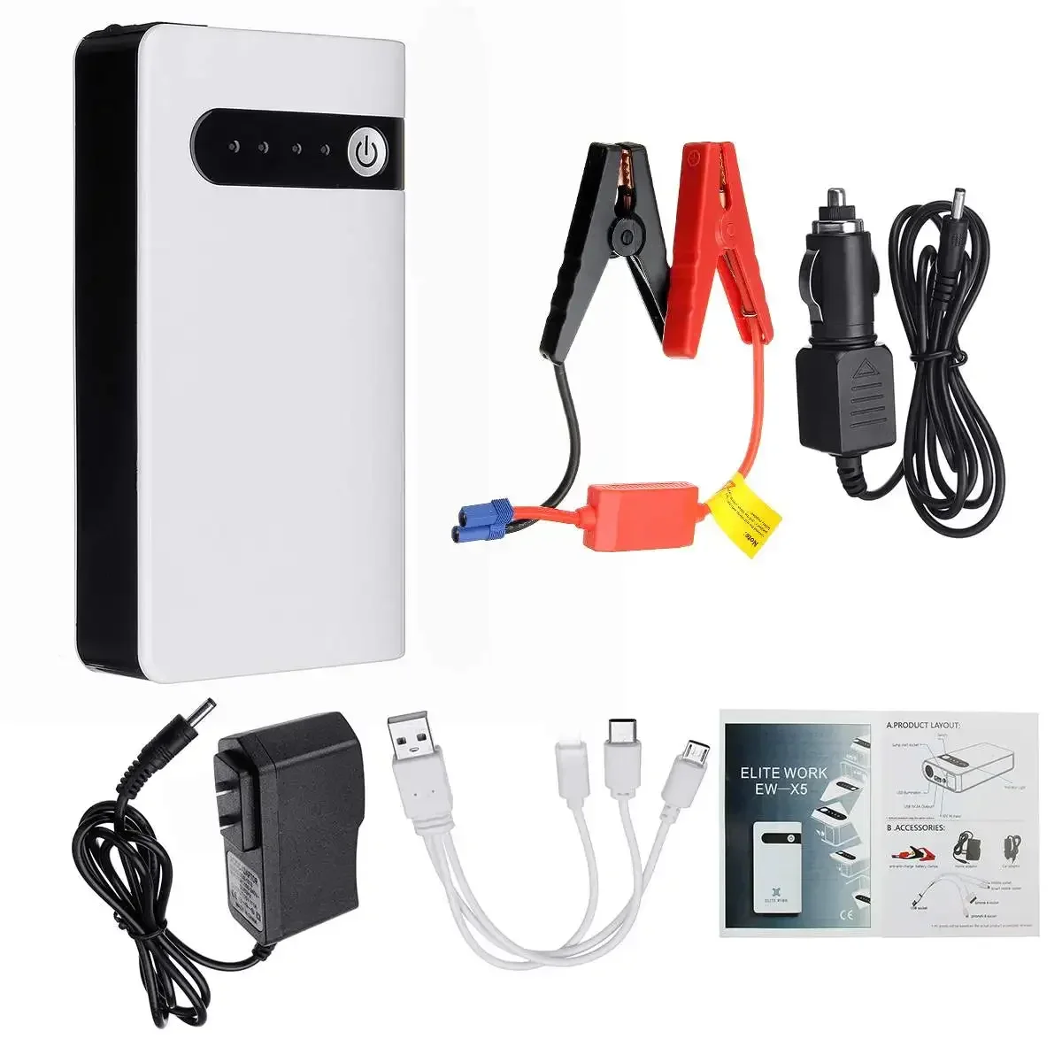 Portable Car Battery Starter 20000mAh - Image 2