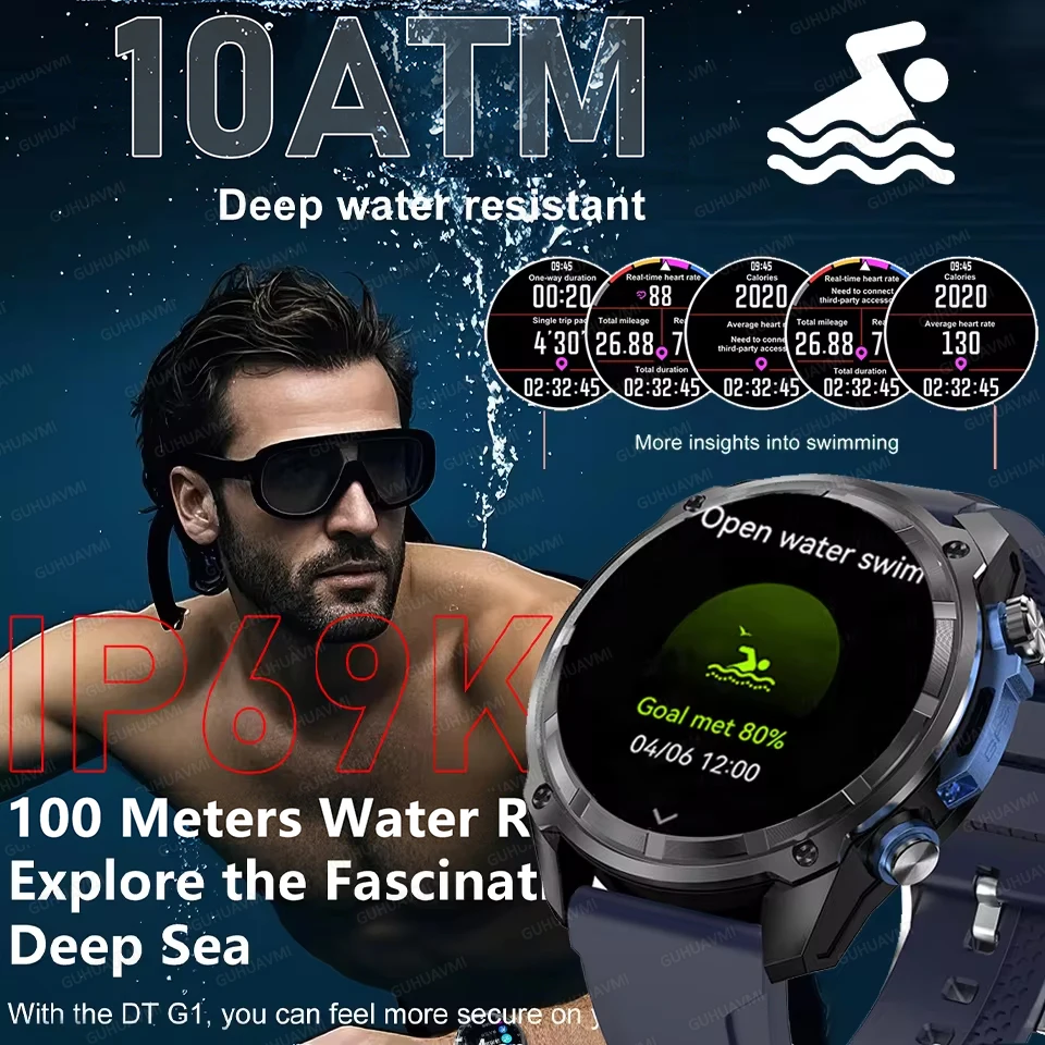 Military Sports GPS Smart Watch AMOLED - Image 3