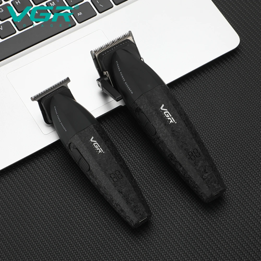 VGR Hair Trimmer Professional Clipper Cordless Barber 9000 RPM - Image 6