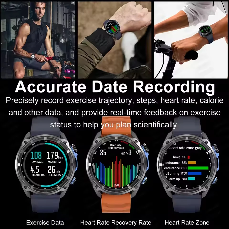 Military Sports GPS Smart Watch AMOLED - Image 5
